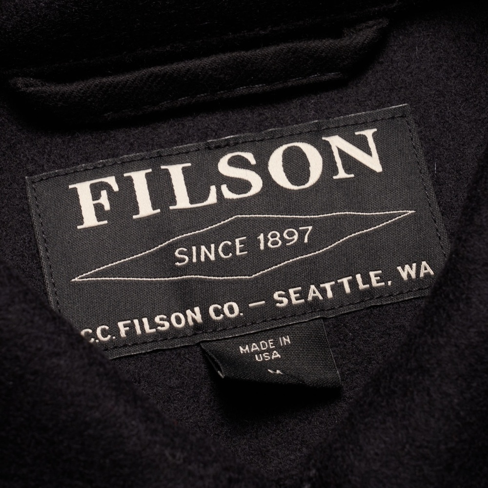 Filson Long Cruiser Navy Coat USA Wool Ranch - Picture 6 of 6